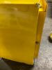 DESCRIPTION: (1) FLAMMABLES SAFETY CABINET BRAND/MODEL: JUSTRITE #1YNG6 INFORMATION: YELLOW COUNTERTOP, AEROSOLS, 24 CAN CAPACITY MUST COME INSPECT FO - 4