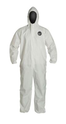 DESCRIPTION: (1) PACKS OF (25) PROSHIELD NEXGEN COVERALLS BRAND/MODEL: DUPONT/D14364683 INFORMATION: WHITE/DISPOSABLE RETAIL$: 151.62 PER PK OF 25 SIZ