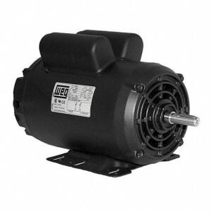 DESCRIPTION: (1) AIR COMPRESSOR MOTOR BRAND/MODEL: WEG #13L299 INFORMATION: CAPACITOR-START/RUN, 5HP, 1,750 NAMEPLATE RPM, 184T FRAME RETAIL$: $722.46