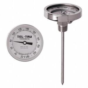 DESCRIPTION: (2) DIAL THERMOMETER BRAND/MODEL: TEL-TRU #460W36 INFORMATION: 150 DEGREE-750 DEGREE, 304 STAINLESS STEEL, CORROSION RESISTANT RETAIL$: $