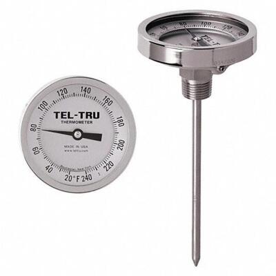 DESCRIPTION: (2) DIAL THERMOMETER BRAND/MODEL: TEL-TRU #460W36 INFORMATION: 150 DEGREE-750 DEGREE, 304 STAINLESS STEEL, CORROSION RESISTANT RETAIL$: $