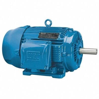 DESCRIPTION: (1) GENERAL PURPOSE MOTOR BRAND/MODEL: WEG #6APX1 INFORMATION: 3 PHASE AC MOTOR, 2 HP, 1,170 RPM RETAIL$: $826.68 SIZE: 15-7/8"L, 2.75"SH