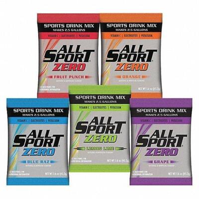 DESCRIPTION: (3) CASE OF (30) SPORTS DRINK MIX POWDER BRAND/MODEL: ALL SPORT #491N12 INFORMATION: ASSORTED FLAVOR RETAIL$: $180.00 EA QTY: 3