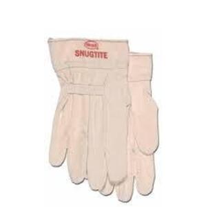 DESCRIPTION: (2) PACKS OF (12) SNUG TITE CANVAS GLOVES BRAND/MODEL: BOSS/699 INFORMATION: COTTON CANVAS/NATURAL RETAIL$: 43.50 PER PK OF 12 SIZE: LARG