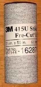 DESCRIPTION: (1) BOX OF (50) REFILL ABRASIVE ROLLS BRAND/MODEL: 3M STIKIT #16287 RETAIL$: $125.00 EA SIZE: 2-1/2 X 55 QTY: 1