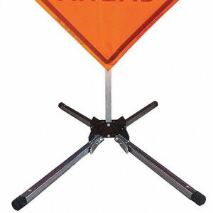 DESCRIPTION: (1) FOLDABLE SIGN LEGS BRAND/MODEL: EASTERN METAL SIGNS AND SAFETY INFORMATION: IMAGES ARE FOR ILLUSTRATION PURPOSES ONLY AND MAY NOT BE