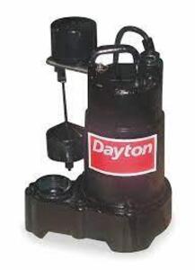 DESCRIPTION: (1) SUBMERSIBLE SUMP PUMP BRAND/MODEL: DAYTON #3BB71 RETAIL$: $300.00 EA SIZE: 1/2 HP CAST IRON 120V AC QTY: 1