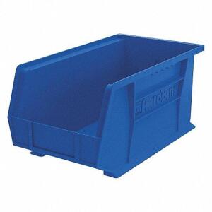 DESCRIPTION: (12) HAND AND STACK BIN BRAND/MODEL: AKRO-MILS #2W779 INFORMATION: BLUE RETAIL$: $17.73 EA SIZE: 14X8X7 QTY: 12