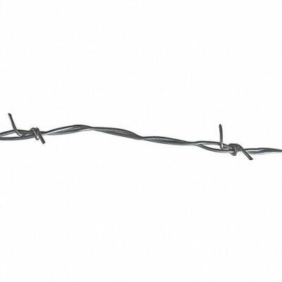 DESCRIPTION: (1) BARBED WIRE BRAND/MODEL: GRAINGER/4LVP3 INFORMATION: GAUGE: 15-1/2 GA/GALVANIZED RETAIL$: 239.19 SIZE: 1,320 LENGTH QTY: 1