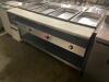 DESCRIPTION: VOLLRATH FOUR WELL ELECTRIC STEAM TABLE. MODEL VOLLRATH 38104 ADDITIONAL INFORMATION: 120 VOLT, 2800 WATT, 23.3 AMP QTY: 1 - 2