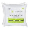 DESCRIPTION: (2) ALLERGY PROTECTION EURO PILLOWS BRAND/MODEL: ALLEREASE RETAIL$: $30.00 EA SIZE: 26X26 QTY: 2