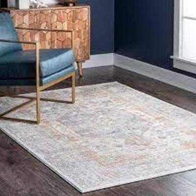 DESCRIPTION: (1) AREA RUG BRAND/MODEL: SILVER FACTORIA #RZAB07C INFORMATION: FLORID DREAMS RETAIL$: $55.90 SIZE: 3X5 QTY: 1