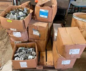 LARGE GROUP OF ROOFING HARDWARE AND FASTENERS