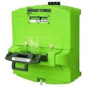 DESCRIPTION: (1) EYEWASH STATION BRAND/MODEL: PURE FLOW #1000 RETAIL$: $500.00 EA SIZE: 7 GALLON QTY: 1