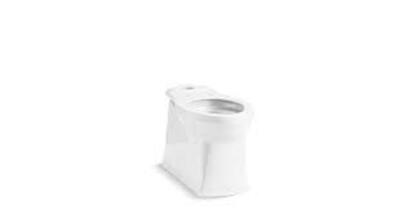 DESCRIPTION: (1) ELONGATED COMFORT TOILET BOWL ONLY BRAND/MODEL: KOHLER #K4144-0 RETAIL$: $285.30 EA QTY: 1