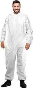 DESCRIPTION: (1) CASE OF APROX (10) DISPOSABLE COVERALLS INFORMATION: WHITE RETAIL$: $42.00 EA SIZE: 5XL QTY: 1