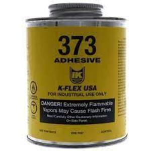 DESCRIPTION: (2) ADHESIVE BRAND/MODEL: K-FLEX #800-373-[TN RETAIL$: $14.59 EA SIZE: 1 PT QTY: 2