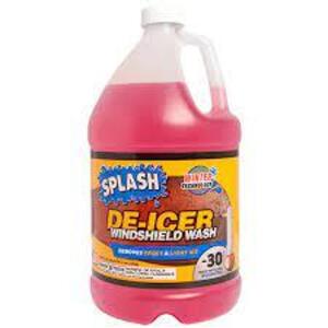 DESCRIPTION: (2) WINDSHIELD WASHER DE-ICER BRAND/MODEL: SPLASH RETAIL$: $3.50 EA SIZE: 1 GALLON QTY: 2