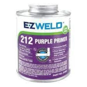 DESCRIPTION: (4) PURPLE PRIMER BRAND/MODEL: EZ WELD 212 #5E520 RETAIL$: $4.83 EA SIZE: 8 OZ QTY: 4