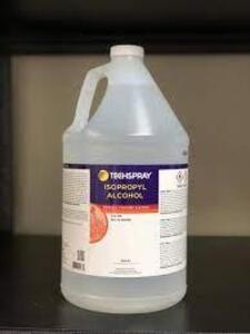 DESCRIPTION: (2) ISOPROPYL ALCOHOL BRAND/MODEL: TECHSPRAY RETAIL$: $31.06 EA SIZE: 1 GALLON QTY: 2