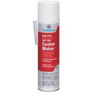 DESCRIPTION: (4) HIGH TEMP RED RTV SILICONE GASKET BRAND/MODEL: PERMATEX #85915 INFORMATION: RED RETAIL$: $24.08 EA SIZE: 7 OZ QTY: 4