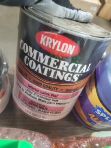 DESCRIPTION: (1) INTERIOR LATEX PAINT BRAND/MODEL: KRYLON COMMERCIAL COATINGS INFORMATION: DOVER WHITE RETAIL$: $85.25 EA SIZE: 1 GALLON QTY: 1