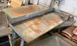 (2) - METAL WORK TABLES