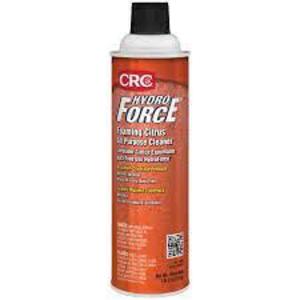 DESCRIPTION: (6) FOAMING ALL PURPOSE CLEANER BRAND/MODEL: CRC HYDROFORCE INFORMATION: CITRUS RETAIL$: $50.00 TOTAL SIZE: 20 OZ QTY: 6