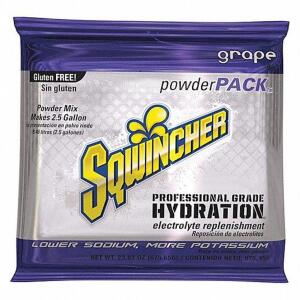 DESCRIPTION: (4) SPORTS DRINK MIX POWDER CONCENTRATE BRAND/MODEL: SQWINCHER #1UFJ4 INFORMATION: GRAPE RETAIL$: $6.65 EA QTY: 4