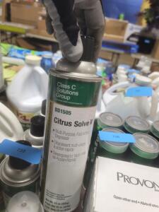 DESCRIPTION: (6) CITRUS SOLVE 2 BRAND/MODEL: CLASS C SOLUTIONS #BD1505 RETAIL$: $16.84 EA SIZE: 15 OZ QTY: 6