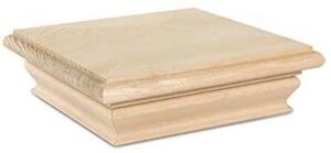 DESCRIPTION: (3) 6" PYRAMID TOP POST CAPS IN CEDAR BRAND/MODEL: WOODWAY RETAIL$: $40.00 EACH QTY: 3