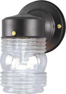 DESCRIPTION: (3) ANGELO ONE-LIGHT JELLY JAR FIXTURE BRAND/MODEL: WESTINGHOUSE RETAIL$: $14.14 EACH QTY: 3