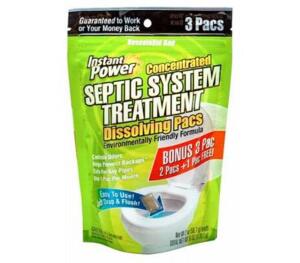 DESCRIPTION: 3CT PACK OF SEPTIC SYSTEM TREATMENT POWDER BRAND/MODEL: SCOTCH 1852 RETAIL$: $6.29 QTY: 1