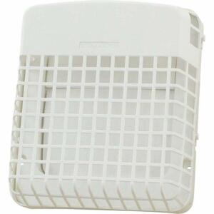 DESCRIPTION: 4CT BOX OF PROGARD 4" WHITE PLASTIC DRYER VENT HOOD BRAND/MODEL: DUNDAS JAFINE RETAIL$: $91.50 QTY: 1