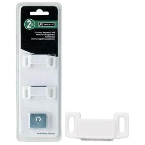 DESCRIPTION: (3) 2CT PACKS OF MAGNETIC DOOR CATCHES BRAND/MODEL: LIBERTY RETAIL$: $2.39 EACH QTY: 3