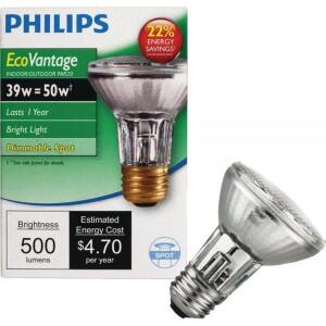 DESCRIPTION: (5) 50W REPLACEMENT INDOOR/OUTDOOR PAR20 FLOOD BULBS BRAND/MODEL: PHILIPS RETAIL$: $10.29 EACH QTY: 5