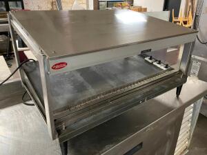 HATCO 36" HOT PLATE MERCHANDISER DISPLAY W/ TOP HEAT LAMPS