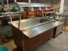 VOLLRATH 60" STAINLESS COLD TABLE W/ LIGHTING