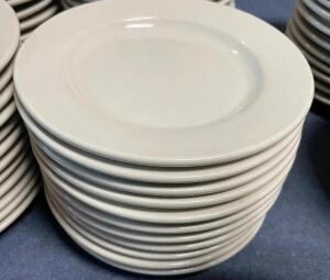 (48) SUPERIOR 6 1/4" CHINA PLATES