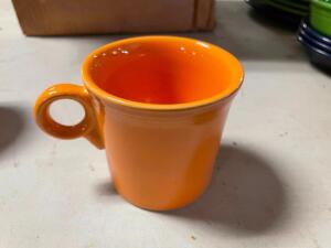 (12) 10.25 OZ CERAMIC FIESTA MUGS