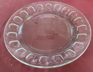 (120) ARCOROC 7.5" CLEAR GLASS SALAD PLATE