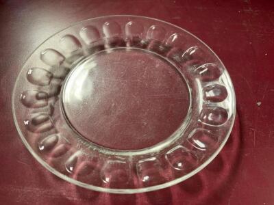 (240) ARCOROC 6" CLEAR GLASS SALAD PLATE