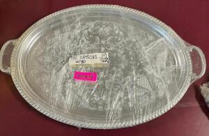 24" SERVING TRAY W/ HANDLES