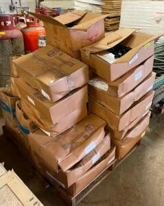 LARGE PALLET OF ASSORTED ROOFING SUPPLIES AND MATERIALS