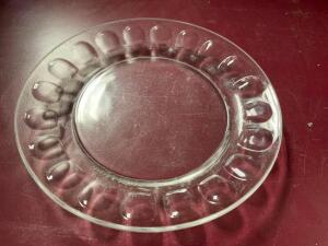 (120) 6" GLASS SALAD PLATES