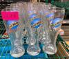 DESCRIPTION: (16) BLUE MOON LOGO PILSNER GLASSES SIZE: 16 OZ THIS LOT IS: SOLD BY THE PIECE QTY: 16