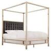 DESCRIPTION: (1) CANOPY BED BRAND/MODEL: MANHATTAN #E740BK-3 RETAIL$: 1071.99 SIZE: KING HEADBOARD MUST COME INSPECT FOR ALL PIECES AND COLOR. QTY: 1