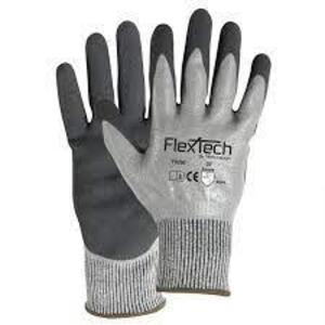 DESCRIPTION: (2) PACKS OF (25) FLEXTECH COATED GLOVES BRAND/MODEL: WELLS LAMONT/Y9290M INFORMATION: GRAY/SANDY NITRILE RETAIL$: 128.00 PER PK OF 12 SI