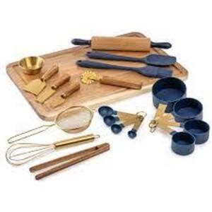 DESCRIPTION: (1) BAKING SET BRAND/MODEL: BREAD AND BOARD INFORMATION: 20 PIECE RETAIL$: $80.00 EA QTY: 1