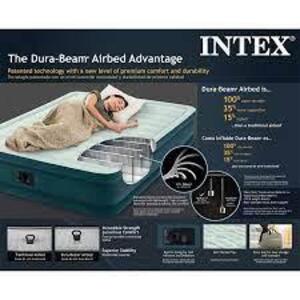 DESCRIPTION: (1) AIR MATTRESS BRAND/MODEL: INTEX DURABEAM DREAM RETAIL$: $58.00 EA SIZE: QUEEN BUILT IN PUMP QTY: 1